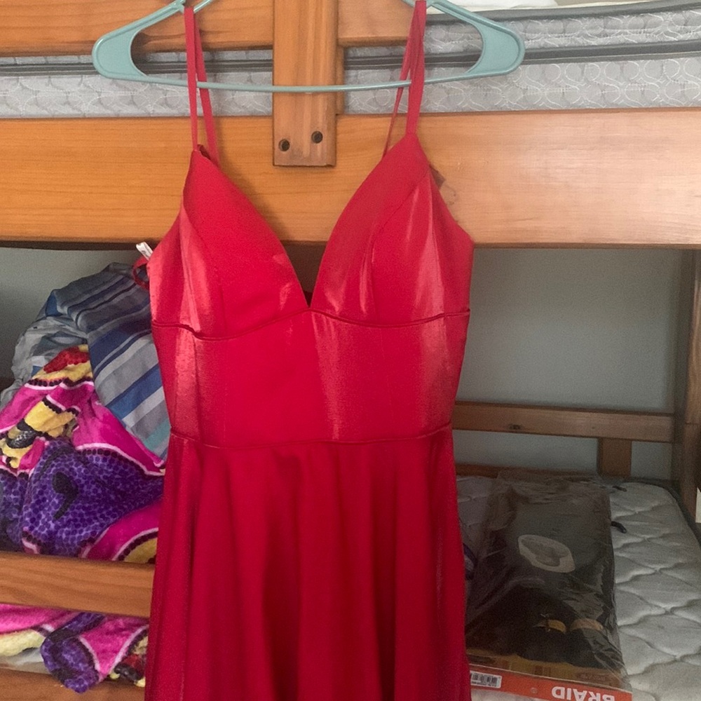 Red prom dress